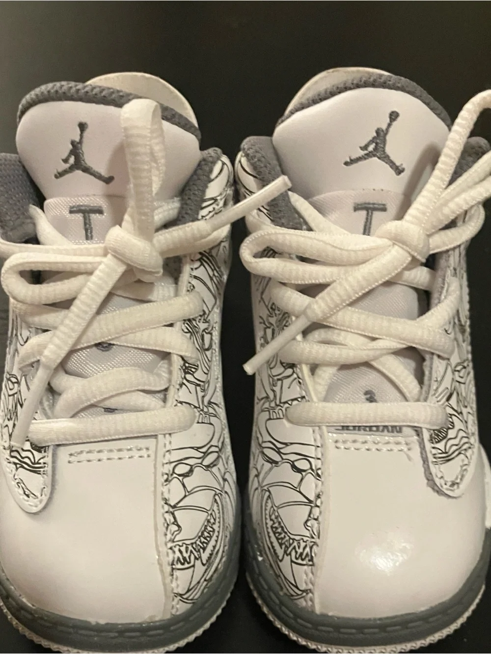 Air Jordan Dub Zero ‘White Cool Grey’ Toddler Size 6C - New, w/o Box